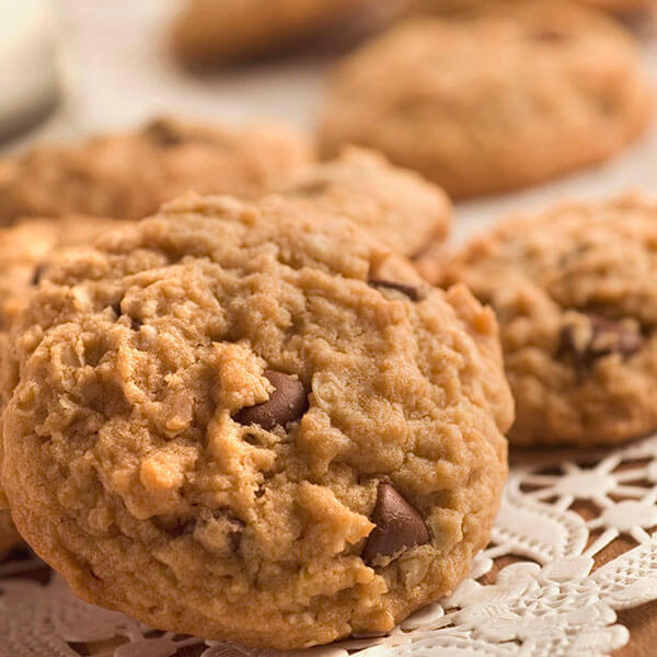 Best Ever Peanut Butter Oatmeal Cookies / De bästa havrekakorna med jordnötssmör någonsin