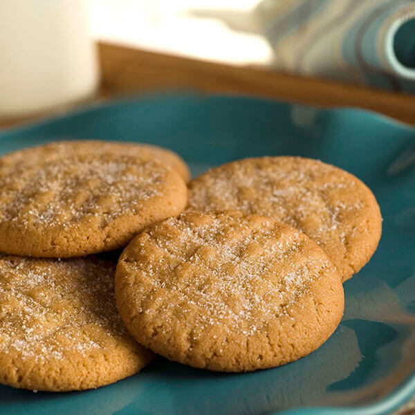 Classic Peanut Butter Cookies / Klassiska jordnötssmörskakor