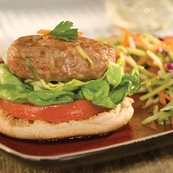 SKIPPY<sup>®</sup> Open-Face Oriental Turkey Burgers / SKIPPY<sup>®</sup> Open-Face Orientaliska Turkiska Burgare